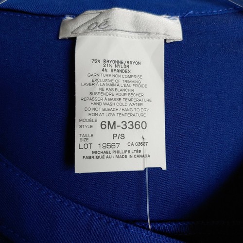 Neu mit Etikett Professional kobaltblauer Kurzarmblazer Small petite - Bild 6 von 8