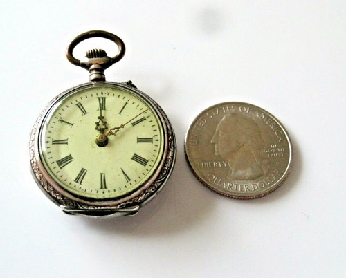 Vintage Silver ladies Pocket Watch - Picture 2 of 6