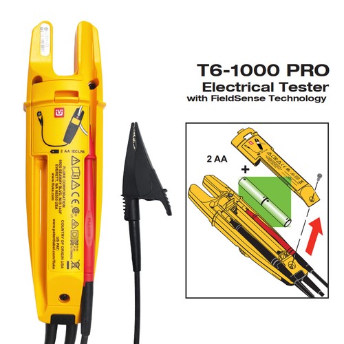 Fluke T6-1000 pro Electrical Tester Fieldsense 1000V AC/DC True RMS&Fluke case - Picture 5 of 7