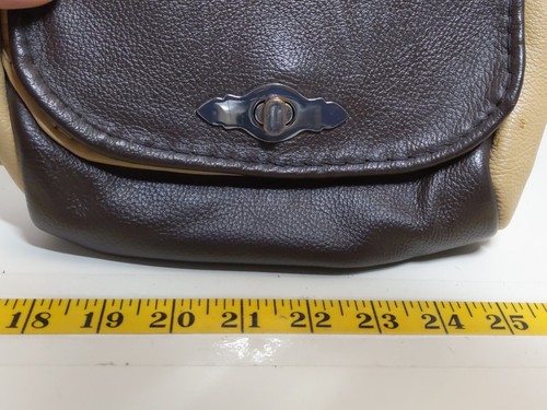 San Francisco Giants braun hellbraun Leder Umhängetasche Schultertasche SF Logo MLB - Bild 3 von 8