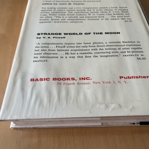 Space Biology James Hanrahan David Bushnell 1960 1st Edition Hardcover Dust - Picture 3 of 23