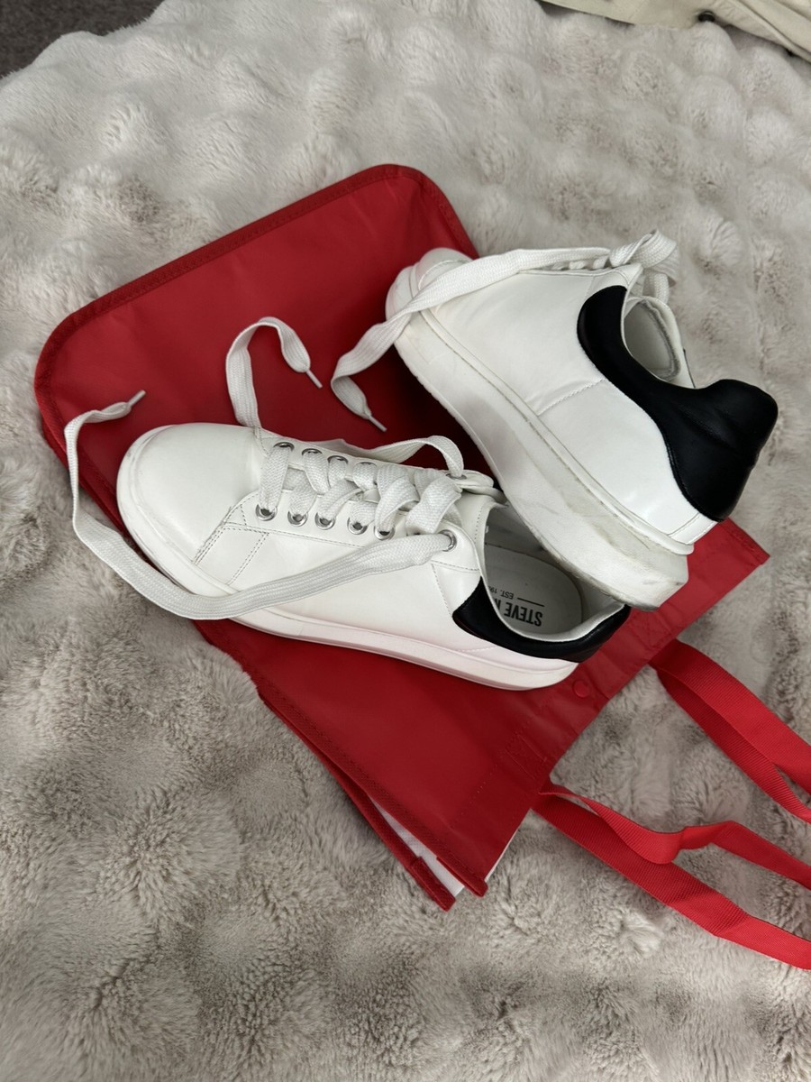 STEVE MADDEN FROSTED WHITE MULTI SNEAKERS MEN'S US Size 11 M