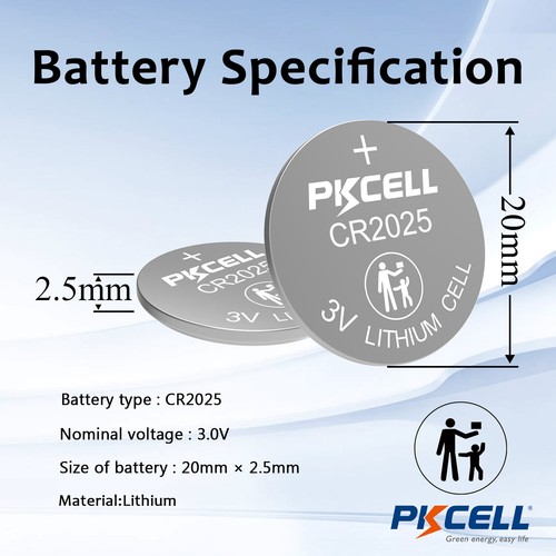 600Pcs CR2025 SB-T14 5003LC 3.6V Coin Cell Batteries for Remote Control - Picture 2 of 5