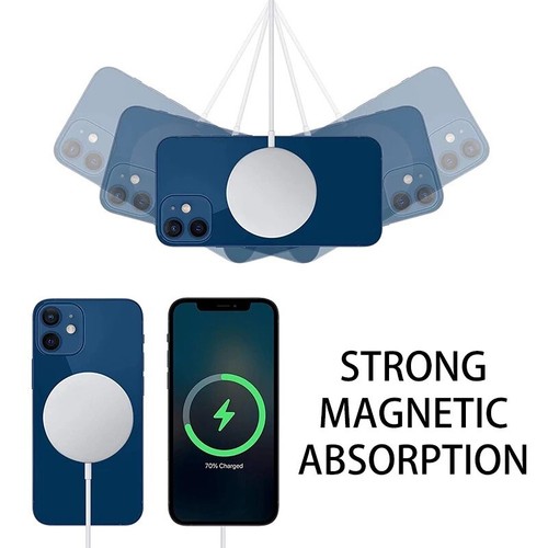 For iPhone MagSafe Magnetic Wireless Fast Charging For 16 15 14 13 12 Pro Max - Picture 3 of 12