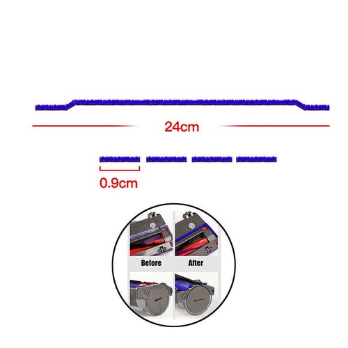 5x Replacement Soft Plush Strips For Dyson V6 V7 Vacuum Cleaner Soft Roller Head - Picture 3 of 12