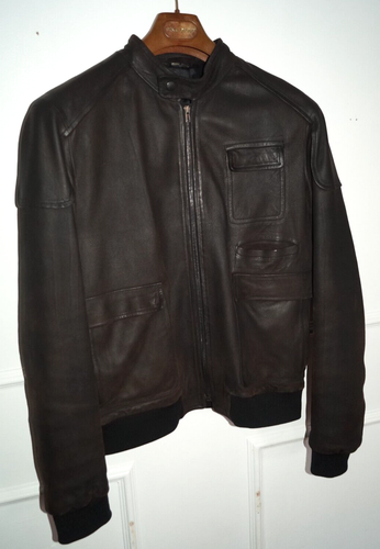 Miu Miu Men`s Lambskin Leather Jacket Size 52 UK L - Picture 3 of 9