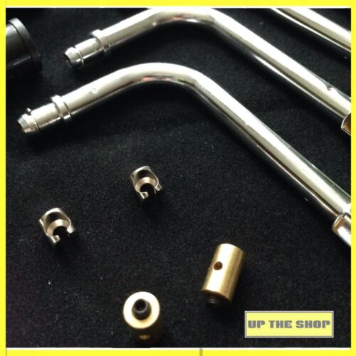 Venhill universal Harley Davidson V-Twin braided Throttle & Idle cables push fit - Picture 2 of 2