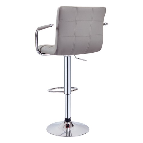 1/2pcs Faux Leather Bar Stools Breakfast Kitchen Chair Chrome Swivel Bar Stool - Picture 177 of 179