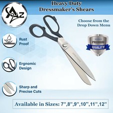 New 7"- 12" Stainless Steel Heavy Duty Upholstery Carpet Shears Tailor Scissors