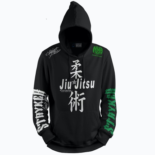 Stryker Fight Gear Jiu Jitsu MMA ufc Adult Pullover Hooded Hoodie Sweatshirt NT - Picture 4 of 13