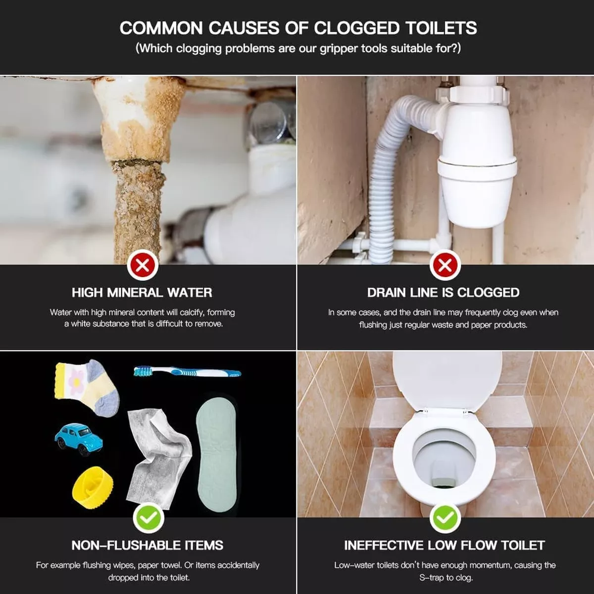 Which Tool Clears Stubborn Toilet and Urinal Clogs…