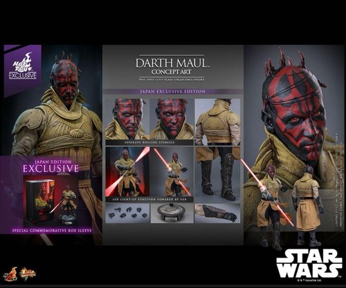 SWCJ Hot Toys STAR WARS DARTH MAUL 1/6 2025 Japan Limited Figuer - Picture 3 of 4