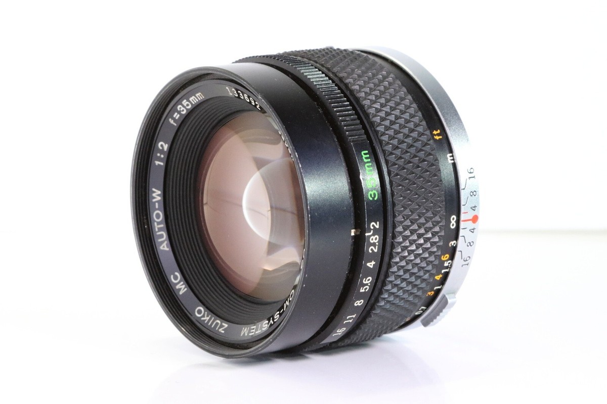 OLYMPUS OM SYSTEM ZUIKO Auto-W 35mm F2 Wide Angle from Japan