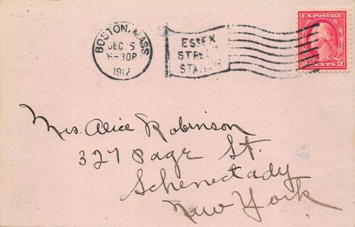 Boston MA 149 Tremont Street The "Orana" Hat Shop Advertising Postcard - Bild 2 von 2