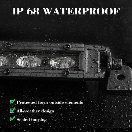 RGYGR 30" LED Rear Chase Light Bar Brake Reverse Turn For ATV UTV Polaris RZR XP - Picture 7 of 14