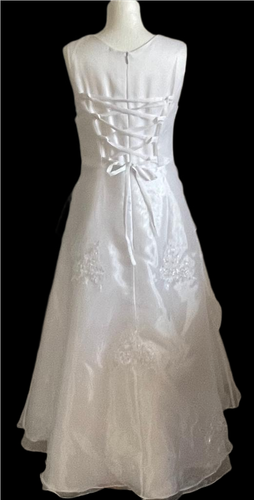 Vestido de comunión vestido de comunión 128 134 140 146 152 XL XXL falda vela bolso *22 - Imagen 3 de 15