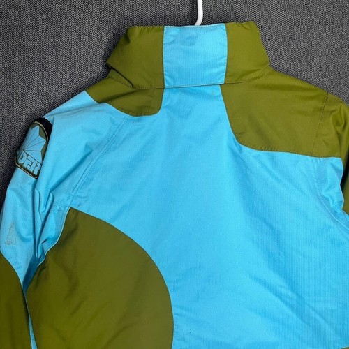 Spyder Ski Jacket Kids Size 16/164 Blue Green Colorful Winter Rain Sport Outdoor - Picture 21 of 22