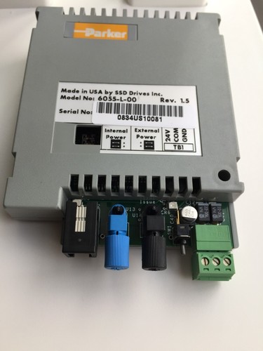 Parker SSD Eurotherm Drives 6055-L-00 Rev 1.5 Fiber Optic Link communication - Picture 3 of 3