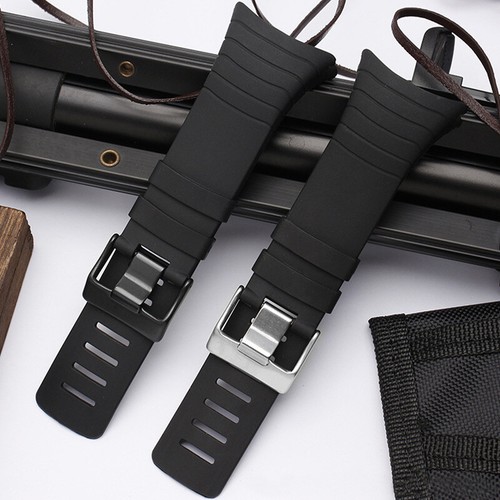 35MM Black Silica Watch Band Strap With Tool For Suunto Core series watches - Zdjęcie 7 z 10