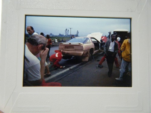 TORPH LARS ERIC TOYOTA SUPRA RALLYE COTE D'IVOIRE 1987 35MM SLIDE PHOTOGRAPH PRO - Picture 2 of 2