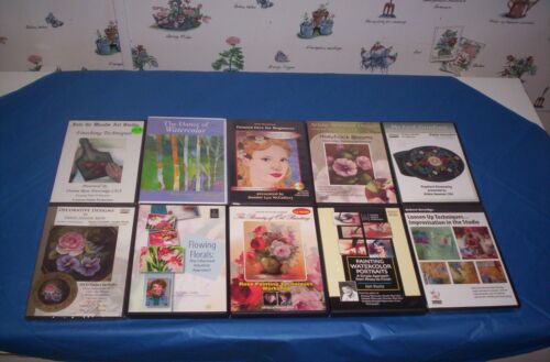 DVD,WATERCOLOR PAINTING,ROBERT BURRIDGE,JAN KUNZ,ROBBIE LAIRD,DAVID JANSEN,ART. - Picture 1 of 1