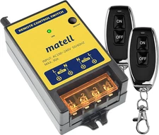 Wireless Remote Control Switch AC 110V/120V/220V/240V 30A Relay RF Remote