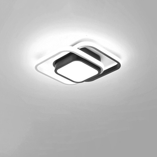 Indoor Lighting LED Ceiling Light Fixture 20W Acrylic Surface Mount Lamp Foyer - Picture 7 of 16