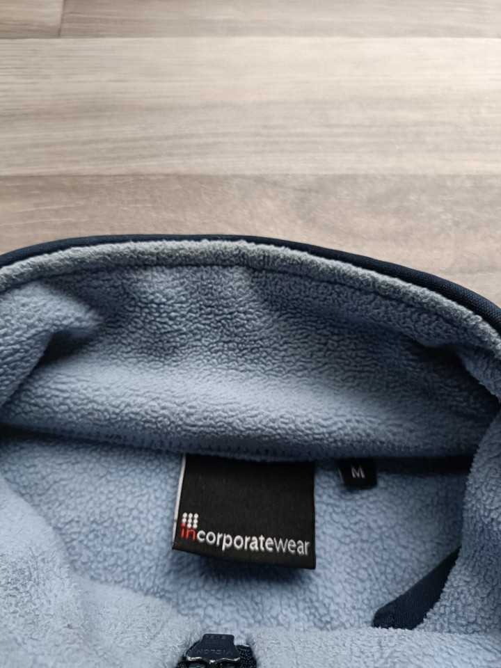 WHSmith Blue Work Jacket Medium 1012 Uniform Work wear Office Wear Fleece eBay