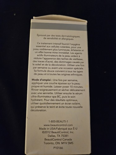 New In Box Beauticontrol Bright Spa Oxygen Infusion Radiance Masque 1.5 Oz - Picture 5 of 5