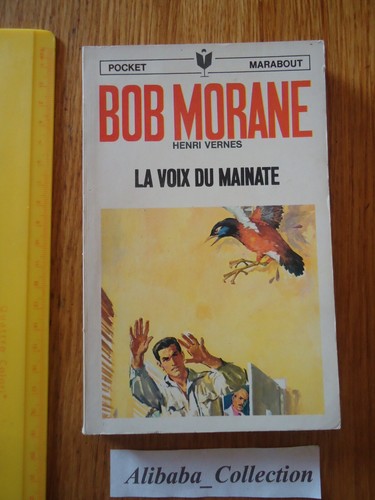LIVRE POCHE ** BOB MORANE  56 VOIX MAINATE HENRI VERNES MARABOUT POCKET BD - Picture 1 of 3