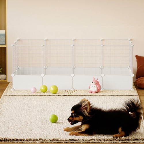24-Panels Enclosure Pet Fence Crate Cage Dog Pen Puppy Rabbit Playpen Indoor DIY - Picture 6 of 14