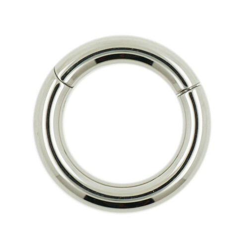 4,0mm Piercing Clicker Hinged Segment Scharnier dicker Intim Ring Silber Gold - Bild 5 von 10