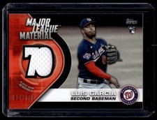 2021 Topps Series 2 Major League Material Relics Luis Garcia RC 024/199