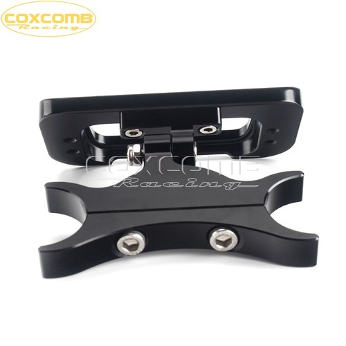 Supermoto Adjustable Gauge Relocation Mount for Harley Softail FXBB FXBR 107 114 - Foto 6 di 9