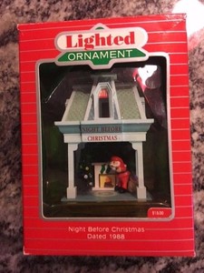 Hallmark 1988 NIGHT BEFORE CHRISTMAS 3rd In Series Santa ...