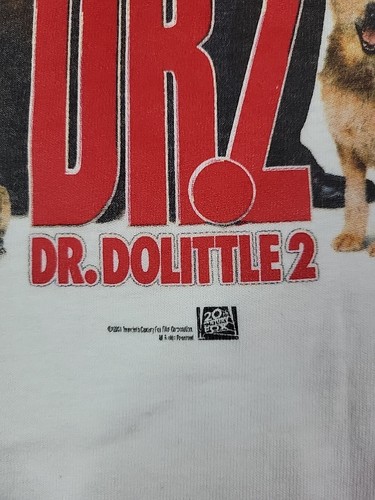 Vintage 2001 Eddie Murphy Dr. Dolittle 2 Valpak Promo Shirt, Size X-Large - Picture 2 of 10