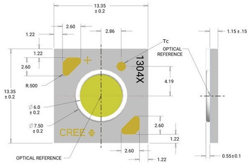 3W, 5W, 10W COB LED Power Chip rund,länglich, kaltweiß,warmweiss,neutralweiss - Bild 28 von 84