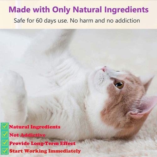 Lopnord Calming Collar for Cats, Adjustable Reduce Relieve Anxiety Pheromone Kee - Picture 2 of 7