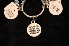 "When you feel like quitting remember why you started" Charm for WW Ring