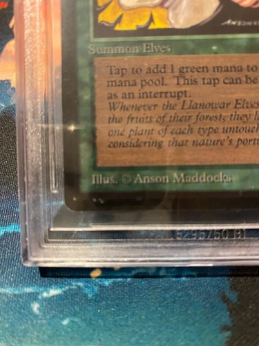 MTG Beta Llanowar Elves BGS 9.5 - Picture 3 of 4