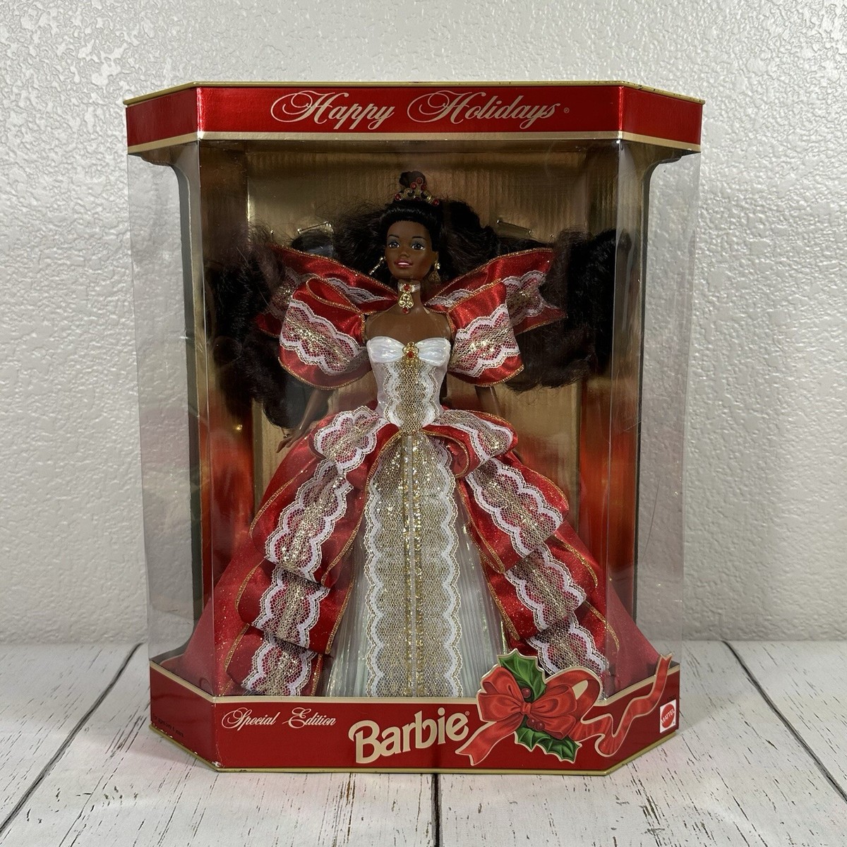 1997 Happy Holidays Barbie Doll Special Edition African-American