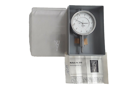 Meßuhr 3515 - VEB Feinmeßzeugfabrik Suhl - Original Behältnis