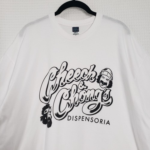 Cheech and Chong Dispensoria T-Shirt Mens 2XL White Logo Short Sleeve Crew Neck - Picture 10 of 14