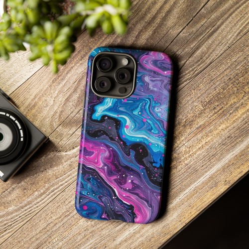 For iPhone 16 15 14 13 12 Phone Case Cover - Purple Twilight Liquid Hydro Dip - Picture 39 of 121