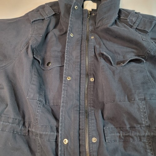 Market Spruce Jacket Womens 3X Navy Coat Detachable Hood Lightweight Chore Y2K - Picture 9 of 15