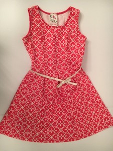 girls red dress size 10