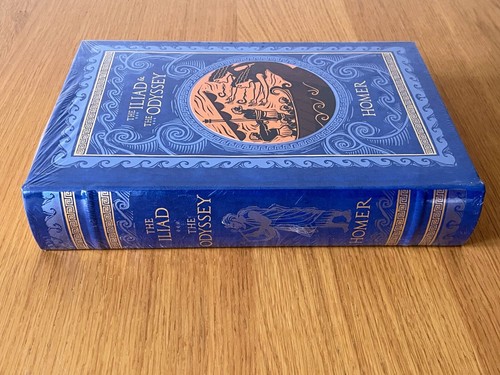 The Iliad & The Odyssey - Homer - Barnes & Noble Collectible - Leather - SEALED - Picture 6 of 13