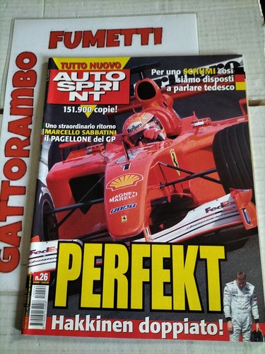 AutoSprint N.26 Doppiato Hakkinen Anno 2001 - Ottimo