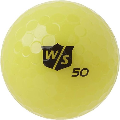 WILSON STAFF FIFTY ELITE - 2 DZ SPIN & DISTANCE YELLOW NEW BULK (Not Boxed) - Picture 2 of 2
