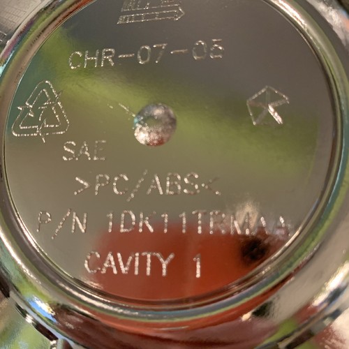 NEW Chrysler 300 Center Cap 2007-2010  Chrome 9 Spoke Wheel OEM 1DK11TRMAA - Picture 5 of 6